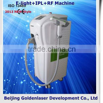2013 New style E-light+IPL+RF machine www.golden-laser.org/ chest