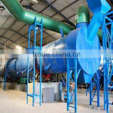 Palm fiber rotary drum dryer