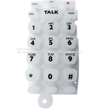 Round Rubber Button,High Quality Silicone Mobile Phone Buttons