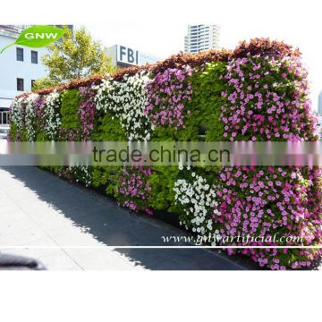 GNW GLW018 plant artificial walls of china outdoor plastic plants for piazza decoration