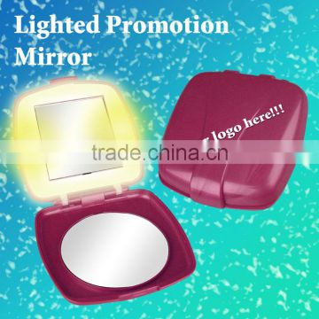 Lighted Compact Mirror for Promotion
