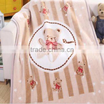 Soft Personalized baby blanket 100% polyester