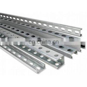 Customized Steel Factory Price Galvanized Unistrut C Channel