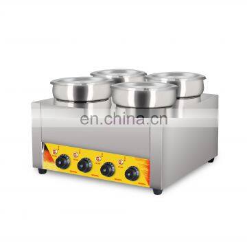 stainless steel sauce warming machine 4 pot sauce warmer