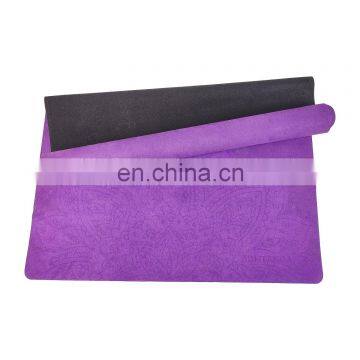 Harbour Polyurethane Leather Eco Friendly Anti Slip Custom Logo Pilates Mini Roll Sticky Premium Yoga Mat