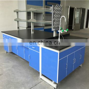 Hopui factory price optical chemical resistance top laboratory centre workbench tables