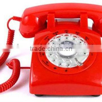 Rotary dial phone red phone