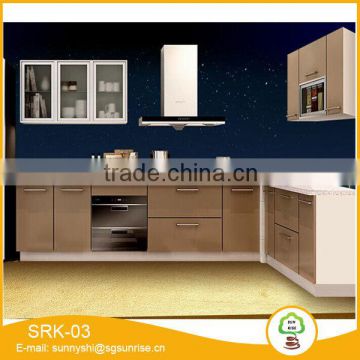 2016 years hot sale melamine color cheaper kitchen cabinet
