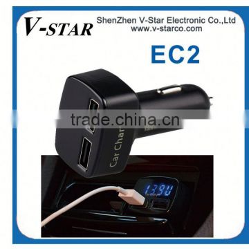 2014 Wholesale 5V 2A Portable USB Car Charger for iPhone, iPad, Mobile Phone Car USB Charger