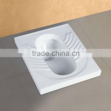 Floor Mounted Sanitary Ware Ceramic Squat Pan