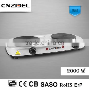 Cnzidel Special hot plate for cooking double plates