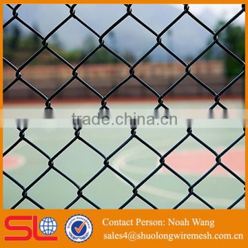 High quality galvanized and green pvc coated basketball fence netting