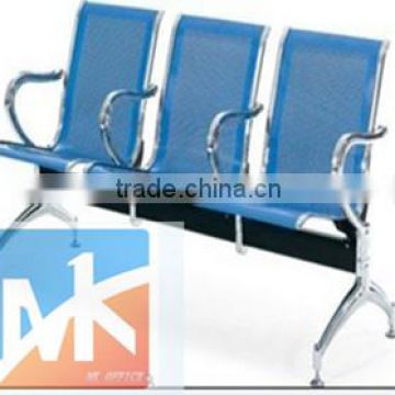 modern hair salon beautiful high quality stainless steel light blue waiting room chairs to sale for hairdresser
