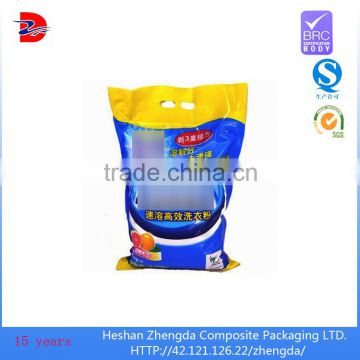 plastic bag for washing powder/detergent powder packing