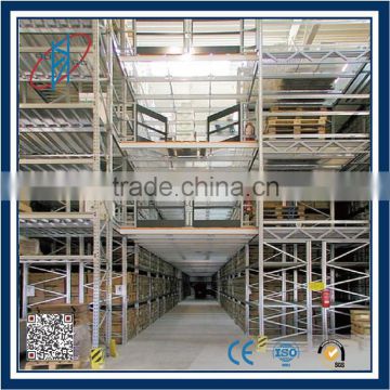 Professional heavy duty storage metal shelves warehouse steel mezzanine rack