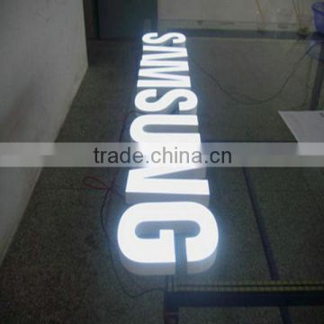 High quality waterproof LED 3D resin alphabet letter sign