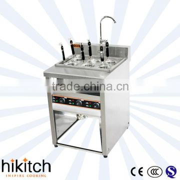 Commercial Kitchen Equipment stainless steel 6 Basket 6KW electric pasta cooker station