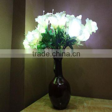 Table Decoration Rose Flower Light