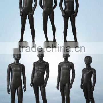 kids mannequin with black glossy color