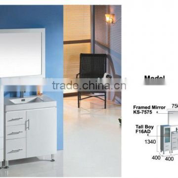 MDF / PVC bathroom vanity base cabinet / cabinet P7311-750WL