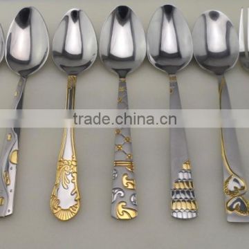 italian cutlery stainless steel silver hotel cutlery set