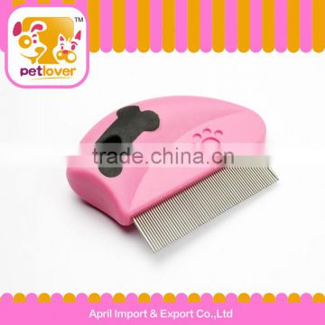 New product pink cute dog grooming combs
