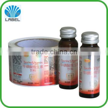 High quality non-removable medical label, roll adhesive paper medical label