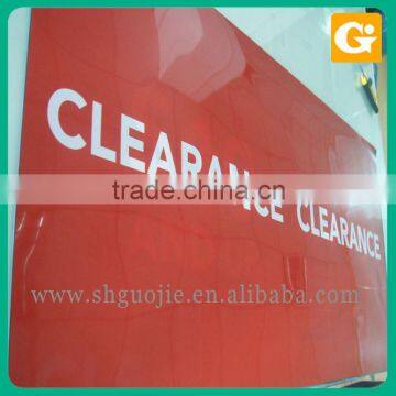 outdoor transparent reflective film advertising banner