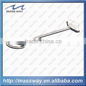 custom food grade zinc alloy silver 3D spoon
