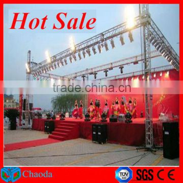2014 hot sale 1.22*1.22M or 1.22*2.44M CE ,TUV and SGS cetificited stage truss system for sale