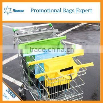 New design 4pcs/set Cheap Supermarket Reusable non woven shopping grocery trolly bag                        
                                                                                Supplier's Choice