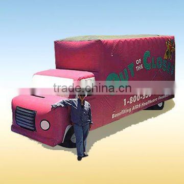 giant outdoor inflatable advertising truck