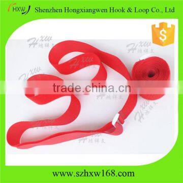 Super Strength Adjustable Nylon Hook and Loop strap with buckle