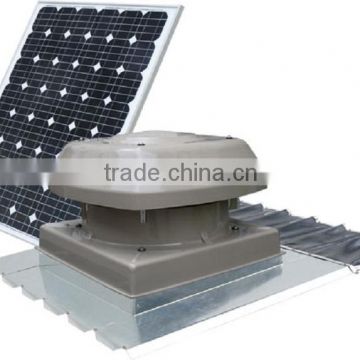Energy saving and low power consumption solar roof exhaust fan for factory