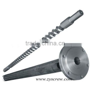 Chrome plated screw and barrel for wire and cable