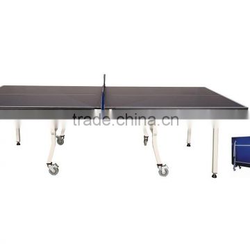 Double folding moveable table tennis table indoor pingpong game table