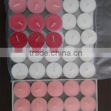 cheapest! colorful scent tealight tea light candle from biggest candle factory in China
