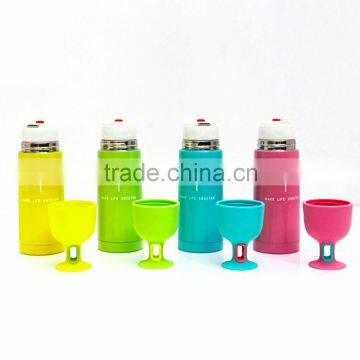 Various color 380ml slim stainless steel bottle of beverage