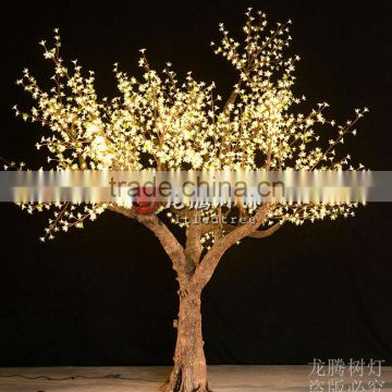 New products 2016 nature trunk Warm white led cherry blossom tree light