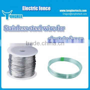 Stainless steel electric fence wire for security fence project