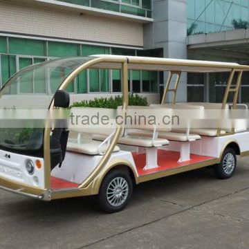 Factory direct sale good quality resort tourist electric bus