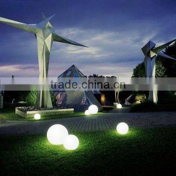 led round ball outdoor lighting system solor powered led night lights solar magic led lights with changeable color
