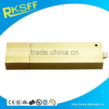 Metal Golden Color retangle USB Flash Drive Carry Case