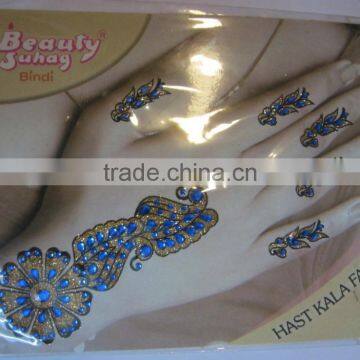 CRYSTAL Henna Tattoo glitter sticker hand bindi