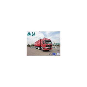 ZZ1317 Energy Saving Lorry Truck With Insulated Van , Refrigerating Installation