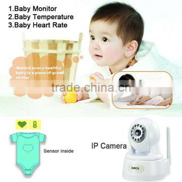 Heart Rate Temperature IP Camera Wireless Baby Monitor