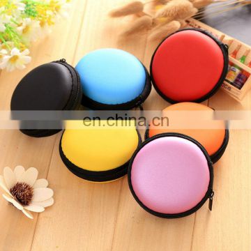 Colorful waterproof zipper EVA coin wallet for coin storage