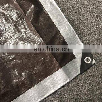 Heavy pe tarpaulin with black plastic