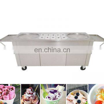 good quality fried ice cream roll machine/rolled ice cream machine nsf