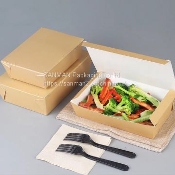 Eco salad packaging box